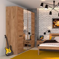 АФИНА А11а Шкаф для одежды (крафт) в Дегтярске - degtyarsk.mebel24.online | фото 2