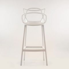 Барный стул Barneo N-235 Masters, белый, design Phillip Stark в Дегтярске - degtyarsk.mebel24.online | фото 3