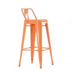 Барный стул Barneo N-242 Tolix Style 2003 Оранжевый в Дегтярске - degtyarsk.mebel24.online | фото