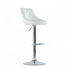Барный стул Barneo N-83 Comfort (Комфорт) белый в Дегтярске - degtyarsk.mebel24.online | фото
