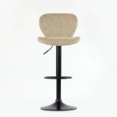 Барный стул Barneo N-86 Time / Black / VPU Beige Vintage PK970-1 в Дегтярске - degtyarsk.mebel24.online | фото 2