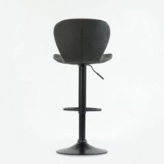 Барный стул Barneo N-86 Time / Black / VPU Dark Gray Vintage серый винтаж 970-11 в Дегтярске - degtyarsk.mebel24.online | фото 2