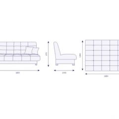 Диван Идальго Savana Plus Yellow в Дегтярске - degtyarsk.mebel24.online | фото 3