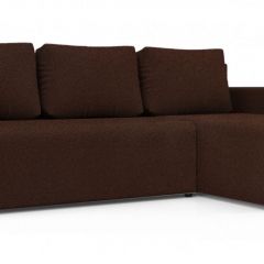 Диван угловой Алиса 3 Bahama VISION - Teos Dark Brown в Дегтярске - degtyarsk.mebel24.online | фото