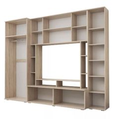 Гостиная Белла (Дуб Сонома/Белый глянец) в Дегтярске - degtyarsk.mebel24.online | фото 2