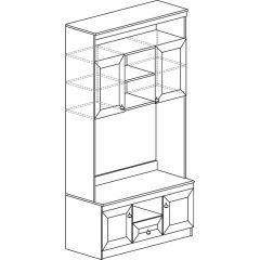 Гостиная Инна 1 Денвер светлый в Дегтярске - degtyarsk.mebel24.online | фото 10