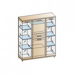 Гостиная Мелисса Композиция 6 (Акация Молдау) в Дегтярске - degtyarsk.mebel24.online | фото 2