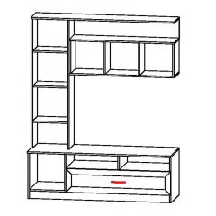 ПРАГА Гостиная (модульная) в Дегтярске - degtyarsk.mebel24.online | фото 7