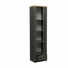 Гостиная Прованс (модульная) Диамант серый в Дегтярске - degtyarsk.mebel24.online | фото 6