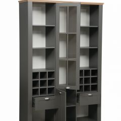 Гостиная Прованс (модульная) Диамант серый в Дегтярске - degtyarsk.mebel24.online | фото 9