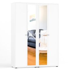 Камелия Шкаф 4-х створчатый, цвет белый, ШхГхВ 160х48х220 см., универсальная сборка, можно использовать как два отдельных шкафа в Дегтярске - degtyarsk.mebel24.online | фото