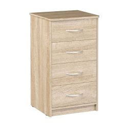 Комод 480 с 4-ящиками (Дуб сонома светлый) в Дегтярске - degtyarsk.mebel24.online | фото