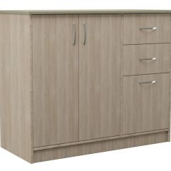 Комод АЛЛА (Дуб сонома светлый) Эко в Дегтярске - degtyarsk.mebel24.online | фото