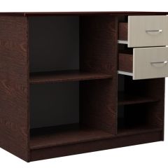 Комод АЛЛА (Венге/дуб млечный) Эко в Дегтярске - degtyarsk.mebel24.online | фото 2