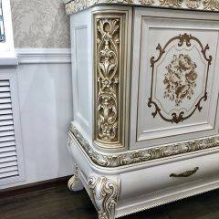 Комод с Зеркалом Алсу (белый глянец) в Дегтярске - degtyarsk.mebel24.online | фото 9