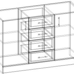 СОФИЯ Комод К1000 2Д (венге/дуб белфорт) в Дегтярске - degtyarsk.mebel24.online | фото 3
