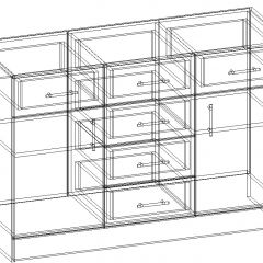 СОФИЯ Комод К1200 2Д (венге/дуб белфорт) в Дегтярске - degtyarsk.mebel24.online | фото 3