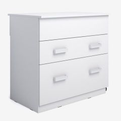 Комод-трансформер, с 2мя ящ. (Белый) в Дегтярске - degtyarsk.mebel24.online | фото