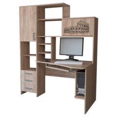 Компьютерный стол КЛ №6.0 правый (Дуб баррик) в Дегтярске - degtyarsk.mebel24.online | фото