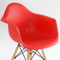 Кресло Barneo N-14 WoodMold красный в Дегтярске - degtyarsk.mebel24.online | фото 4