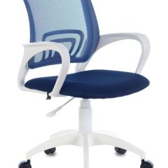 Кресло BRABIX "Fly MG-396W" (белый/темно-синее) 532399 в Дегтярске - degtyarsk.mebel24.online | фото