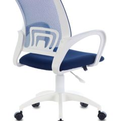 Кресло BRABIX "Fly MG-396W" (белый/темно-синее) 532399 в Дегтярске - degtyarsk.mebel24.online | фото 4