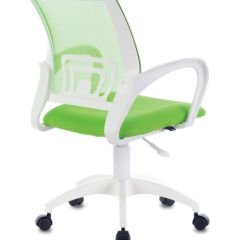 Кресло BRABIX "Fly MG-396W", пластик белый, сетка, салатовое, 532403 в Дегтярске - degtyarsk.mebel24.online | фото 3