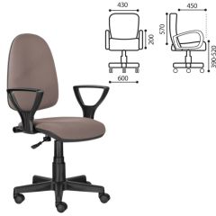 Кресло BRABIX "Prestige Ergo MG-311" (ткань, бежевое) 531873 в Дегтярске - degtyarsk.mebel24.online | фото 2