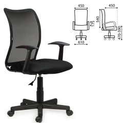 Кресло BRABIX "Spring MG-307" (черное TW) 531406 в Дегтярске - degtyarsk.mebel24.online | фото 2