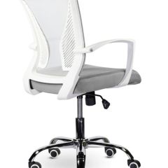 Кресло BRABIX "Wings MG-306" (пластик белый, хром, сетка, серое) 532012 в Дегтярске - degtyarsk.mebel24.online | фото 4