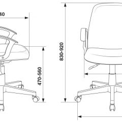 Кресло Бюрократ CH-808-LOW/#G серый 3C1 в Дегтярске - degtyarsk.mebel24.online | фото 4