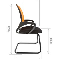 Кресло для оператора CHAIRMAN 696 V (ткань TW-11/сетка TW-66) в Дегтярске - degtyarsk.mebel24.online | фото 4