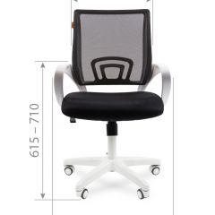 Кресло для оператора CHAIRMAN 696 white (ткань TW-10/сетка TW-05) в Дегтярске - degtyarsk.mebel24.online | фото 6