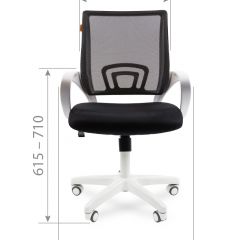 Кресло для оператора CHAIRMAN 696 white (ткань TW-11/сетка TW-01) в Дегтярске - degtyarsk.mebel24.online | фото 4