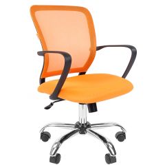 Кресло для оператора CHAIRMAN 698 хром (ткань TW 16/сетка TW 66) в Дегтярске - degtyarsk.mebel24.online | фото