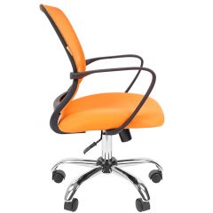 Кресло для оператора CHAIRMAN 698 хром (ткань TW 16/сетка TW 66) в Дегтярске - degtyarsk.mebel24.online | фото 3