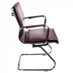 Кресло для посетителя Бюрократ CH-993-Low-V/Brown коричневый в Дегтярске - degtyarsk.mebel24.online | фото 2