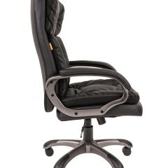 Кресло для руководителя  CHAIRMAN 442 (экокожа черная) в Дегтярске - degtyarsk.mebel24.online | фото 3