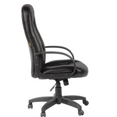 Кресло для руководителя  CHAIRMAN 685 (экокожа черный) в Дегтярске - degtyarsk.mebel24.online | фото 3