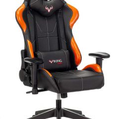 Кресло игровое Бюрократ VIKING 5 AERO ORANGE черный/оранжевый в Дегтярске - degtyarsk.mebel24.online | фото