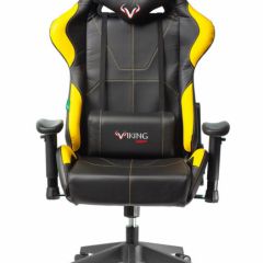 Кресло игровое Бюрократ VIKING 5 AERO YELLOW черный/желтый в Дегтярске - degtyarsk.mebel24.online | фото 3