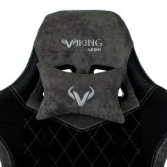 Кресло игровое Бюрократ VIKING 7 KNIGHT B FABRIC черный в Дегтярске - degtyarsk.mebel24.online | фото 7