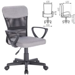 Кресло КОМПАКТНОЕ BRABIX "Jet MG-315" (серое) 531840 в Дегтярске - degtyarsk.mebel24.online | фото 2