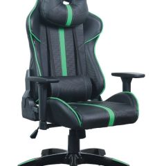 Кресло компьютерное BRABIX "GT Carbon GM-120" (черное/зеленое) 531929 в Дегтярске - degtyarsk.mebel24.online | фото