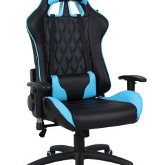 Кресло компьютерное BRABIX "GT Master GM-110" (черное/голубое) 531928 в Дегтярске - degtyarsk.mebel24.online | фото
