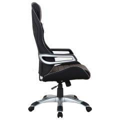 Кресло компьютерное BRABIX Techno GM-002 (ткань) черное/серое, вставки белые (531815) в Дегтярске - degtyarsk.mebel24.online | фото 4