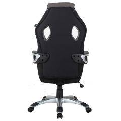 Кресло компьютерное BRABIX Techno GM-002 (ткань) черное/серое, вставки белые (531815) в Дегтярске - degtyarsk.mebel24.online | фото 6