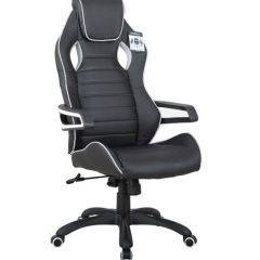 Кресло компьютерное BRABIX Techno Pro GM-003 (экокожа черное/серое, вставки серые) 531814 в Дегтярске - degtyarsk.mebel24.online | фото 2