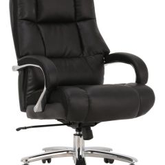 Кресло офисное BRABIX PREMIUM "Bomer HD-007" (рециклированная кожа, хром, черное) 531939 в Дегтярске - degtyarsk.mebel24.online | фото