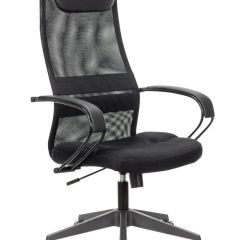 Кресло офисное BRABIX PREMIUM "Stalker EX-608 PL" (ткань-сетка/кожзам, черное) 532090 в Дегтярске - degtyarsk.mebel24.online | фото